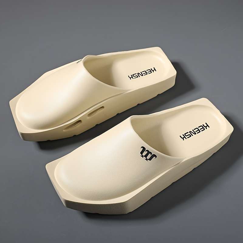 Men Slippers Summer Style White Size Uk 7
