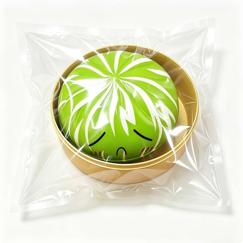 Squeezable Toys Model 2Pcs 1 Steamed Bun 1 Steamer Random Colors Items Steamed Bun And Steamer Set