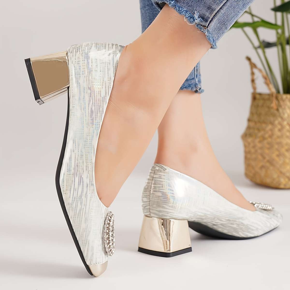 Women S High Heels Color Light Grey Sizeuk 8