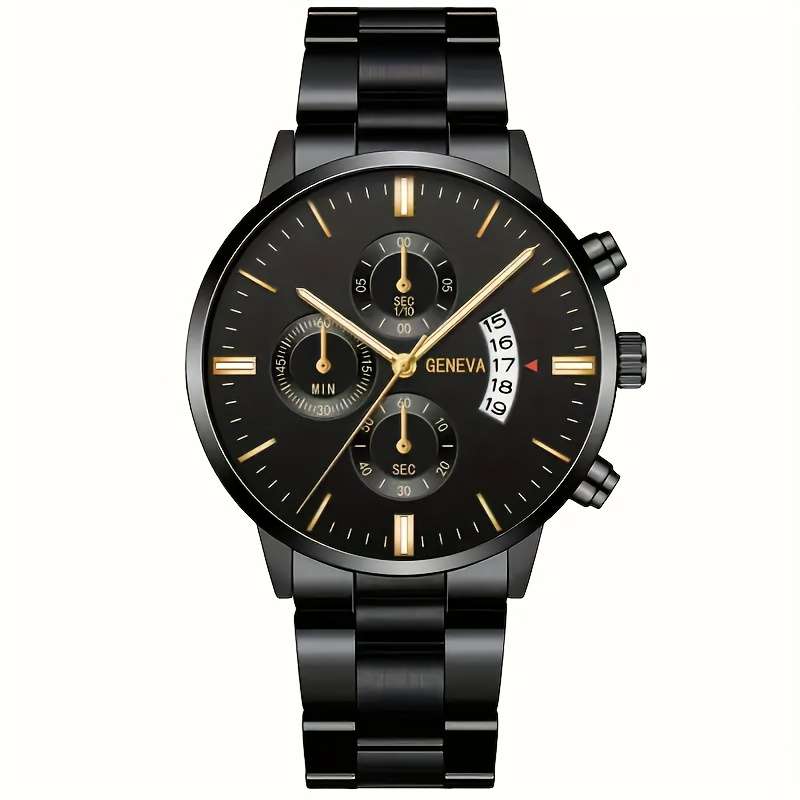 Elegant And Precise Men Quartz Watch With Quartz Movement Circular