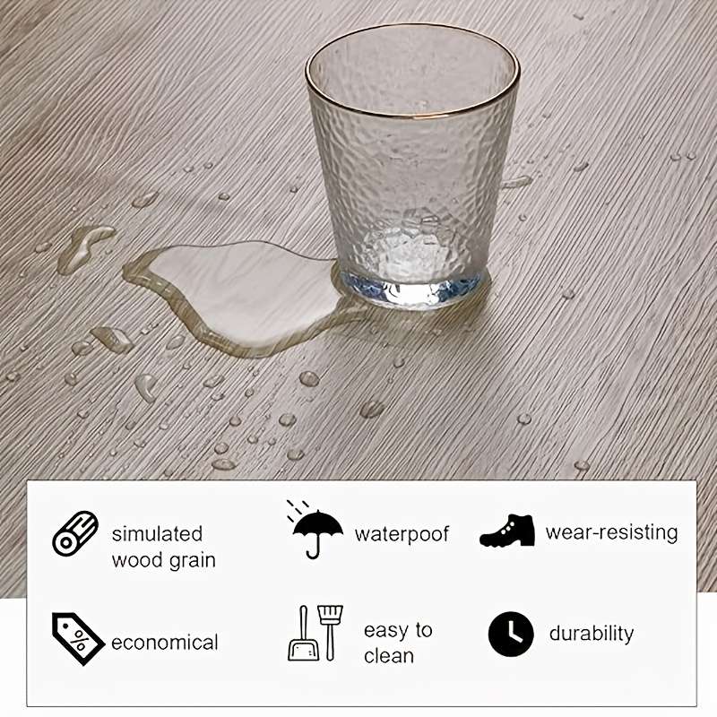 Self Adhesive Floor Stickers Smokeddeepgray 2Roll