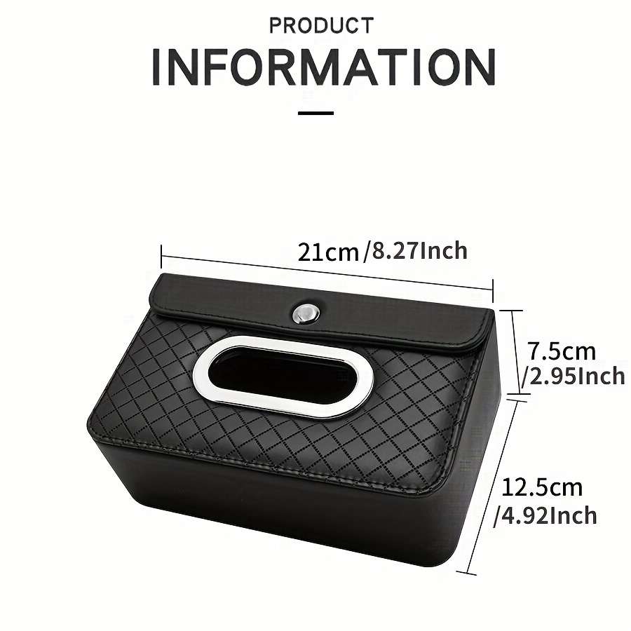 Car Tissue Box Color Black