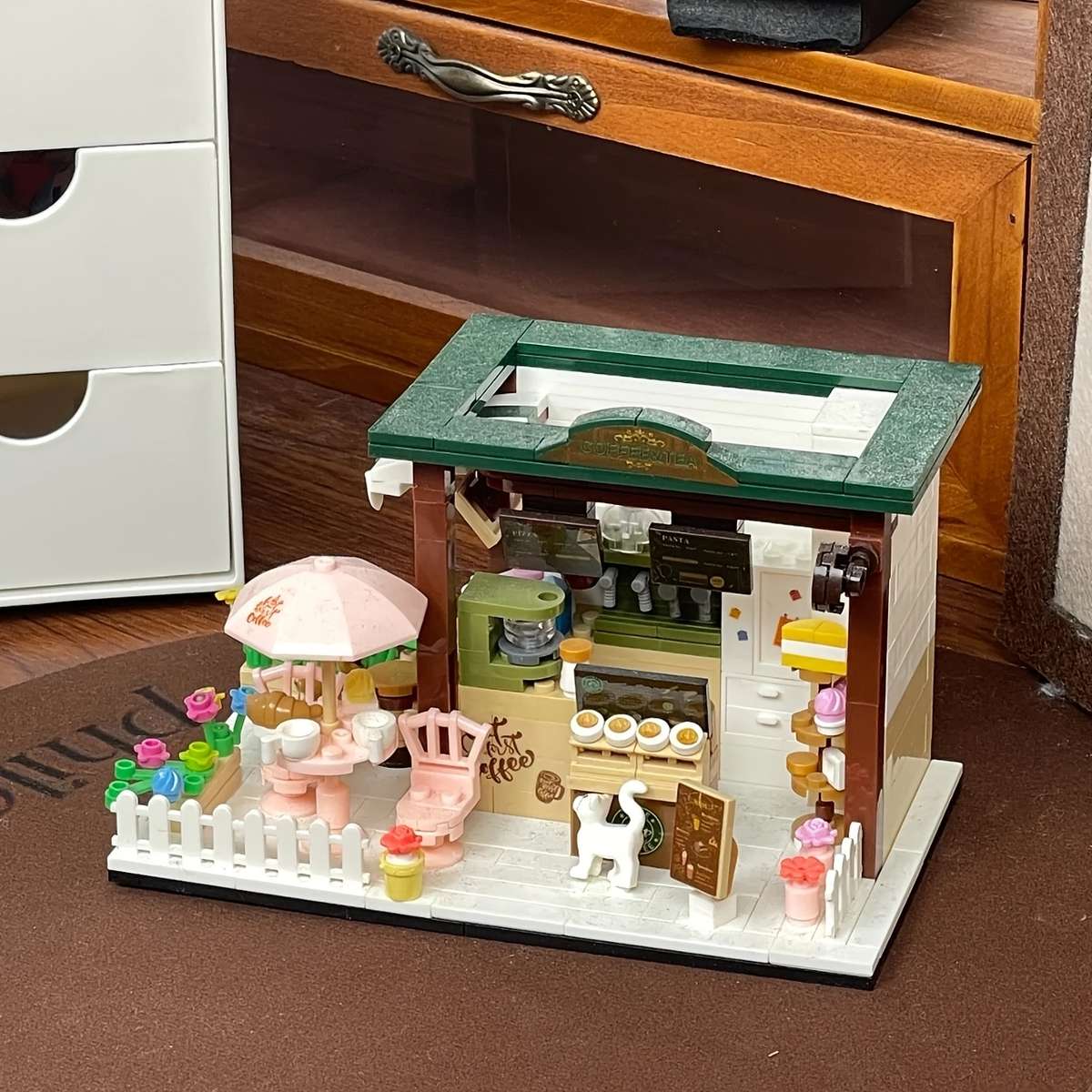 Building Toy Architectural Model Toy Set Model Coffee House