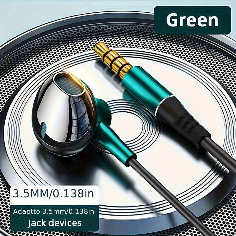 Wired Headphones 3.5Mm Black