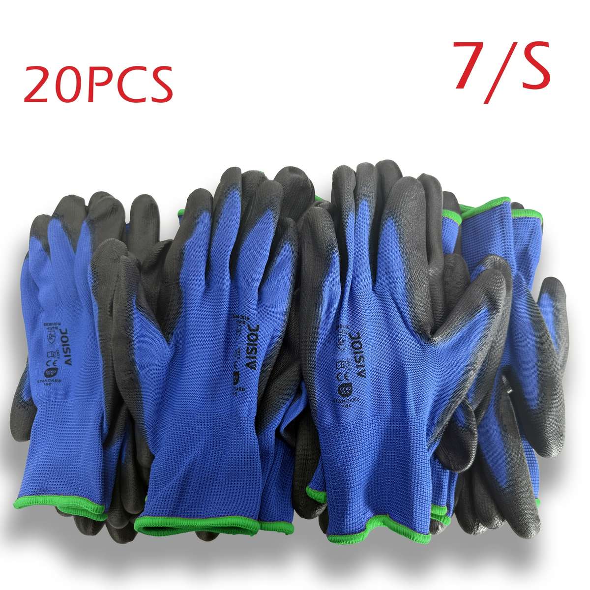 Work Gloves Color Red10 Pairs Size7S