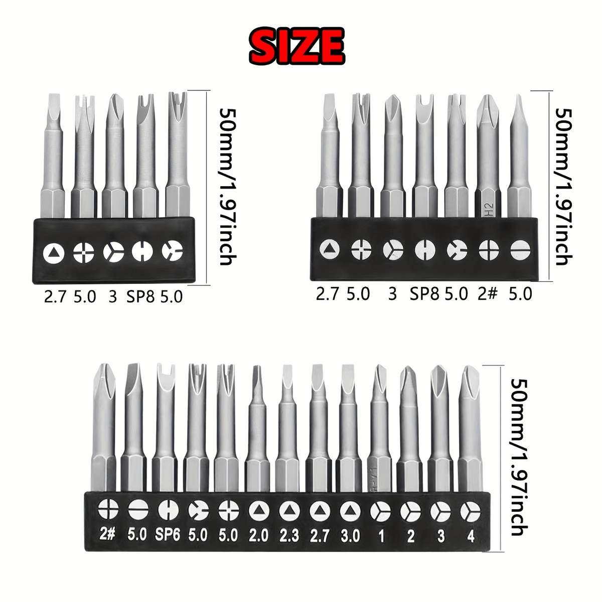 Screwdriver Bit Tool Set Items 13 Pcs Set