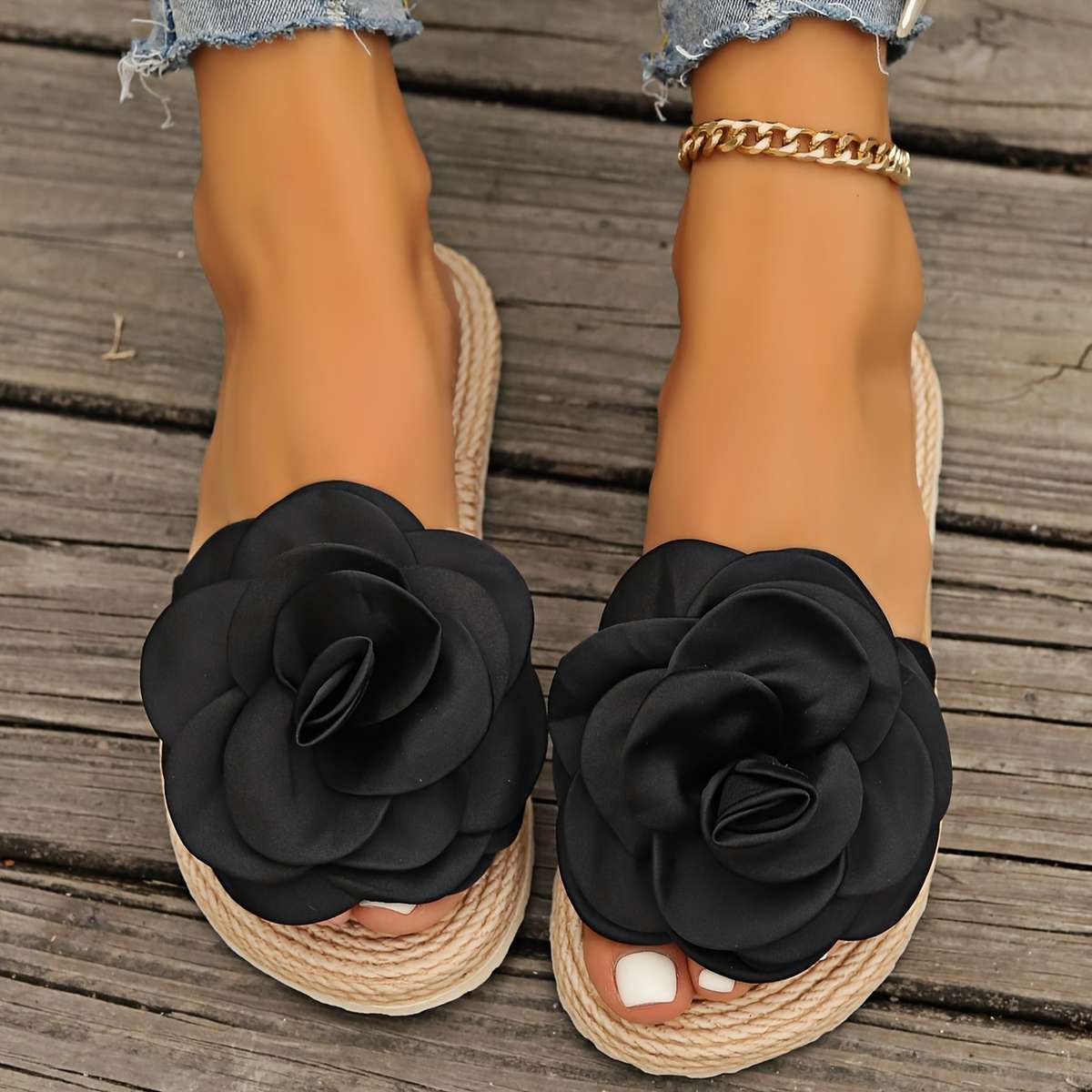 Ladies Summer Flip Flops Black Uk 2
