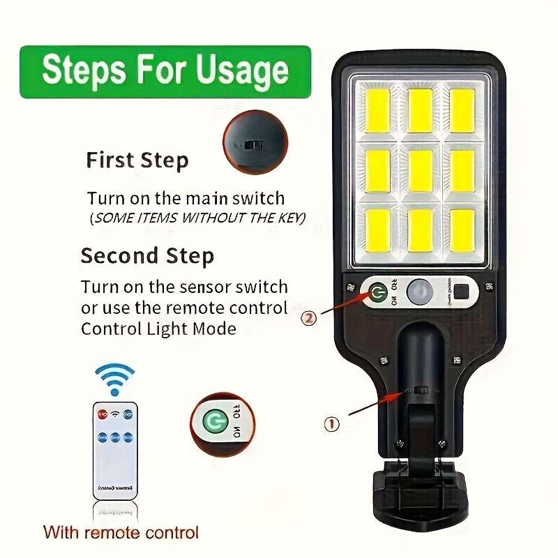 2pcs Outdoor Solar Light