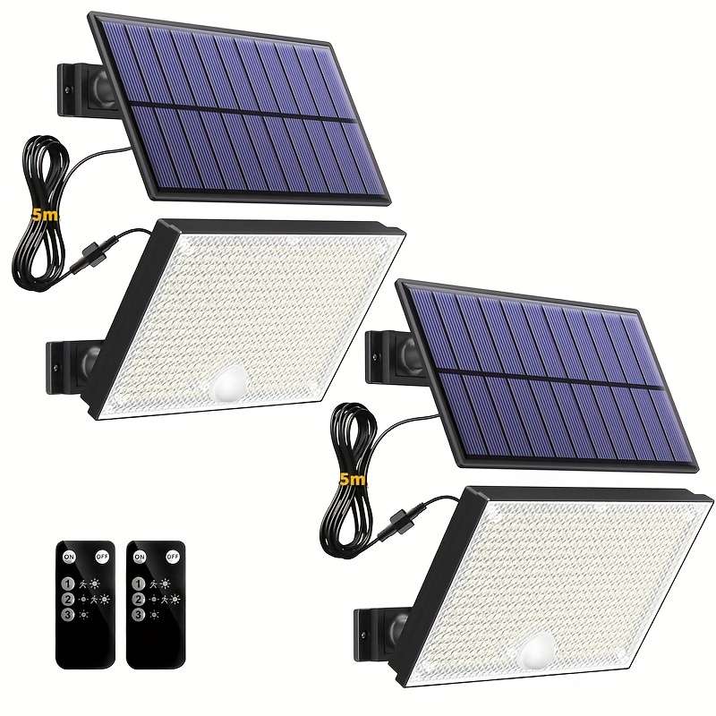 Warm Light 2P Outdoor Solar Light