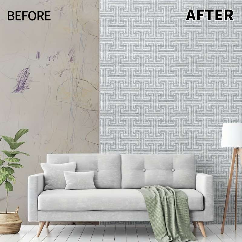 Wall Stickers Size Grey Maze 50.04Cm*280Cm Quantity7 Rolls
