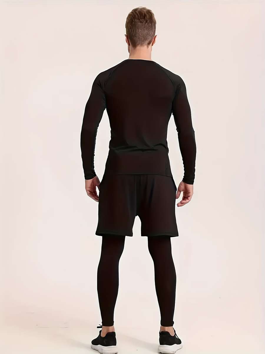 Thermal Underwear Color Black Sizexxxl