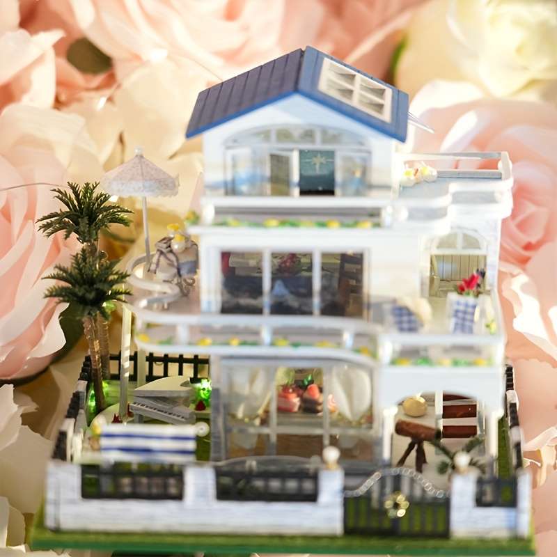 Building Toy Architectural Model Toy Set Model Mini Villa
