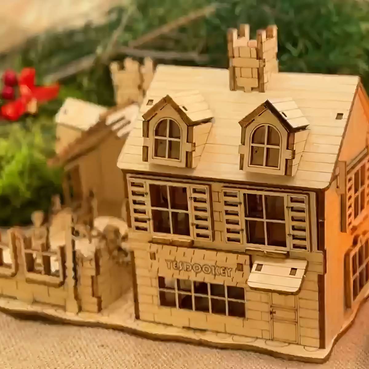 Building Toy Architectural Model Toy Set Style War House