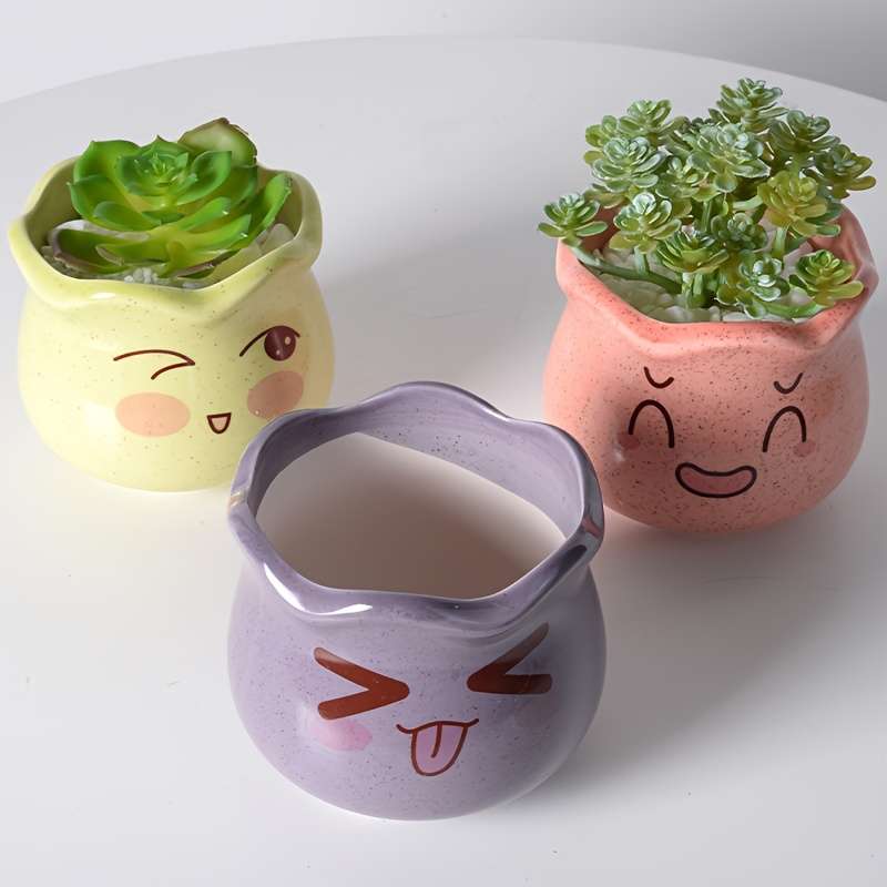 Flowerpot  Single Pack  8X8X7 5Cm Color White