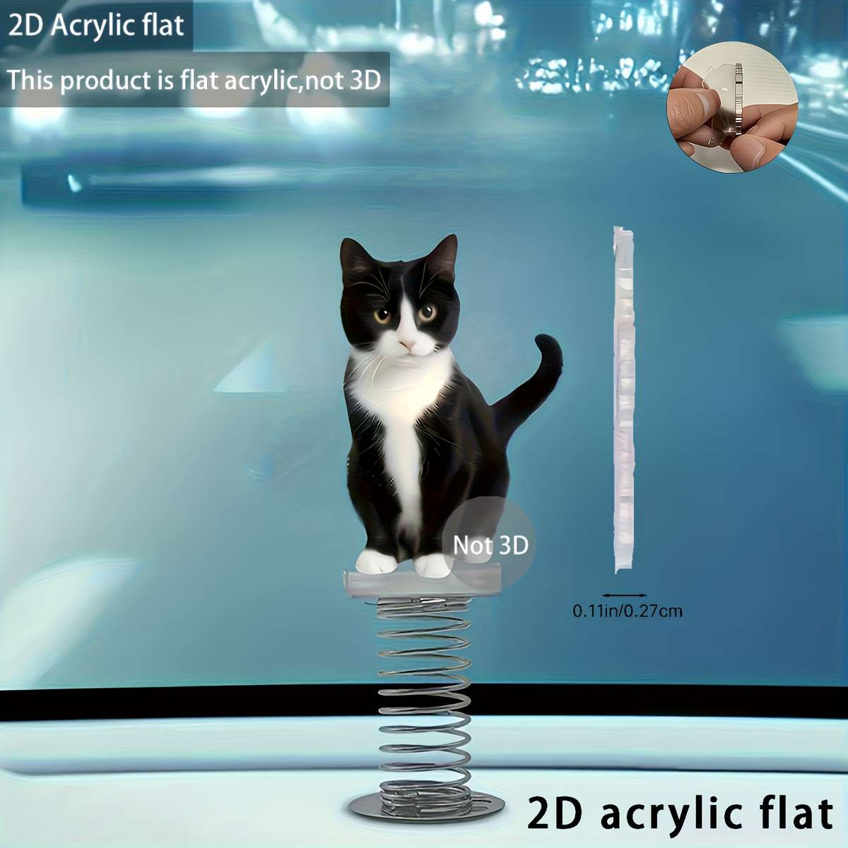 Car Interior Decor Style Black And White Cat