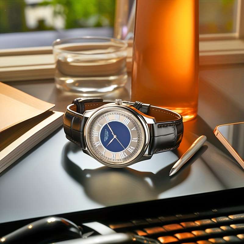 New Authentic Men Quartz Watch Classic High End Minimalist Design