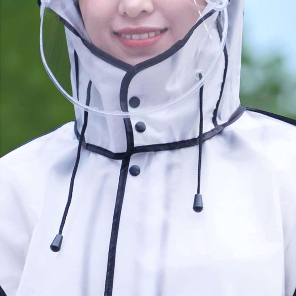 Raincoat White Border Model M