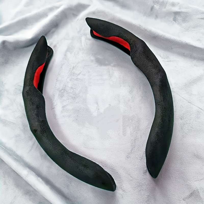 Car Steering Wheel Cover Dark Blue Left And Right Pair