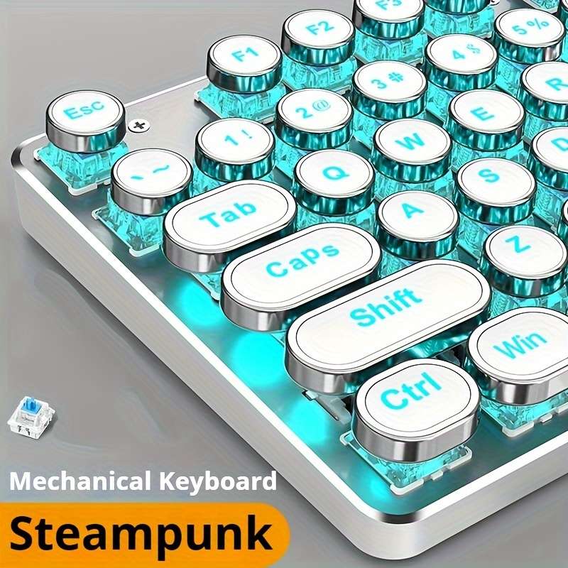 Portable HighQuality Build For Laptop Desktop Eweadn Punk Typewriter Mechanical