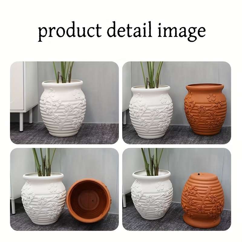 Flowerpot Quantity 1 Piece White Large