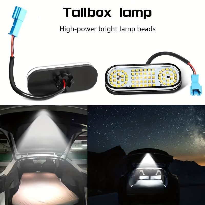 1pc LED Trunk Light for Tesla Model Y High Brightness Ambient Interior Cargo Area L