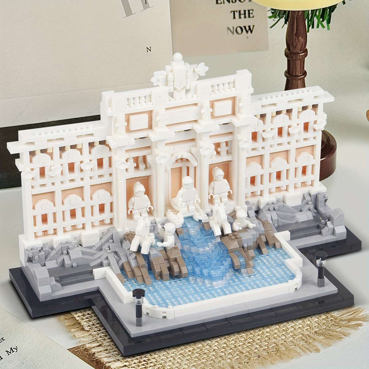 Building Toy Architectural Model Toy Set Color White