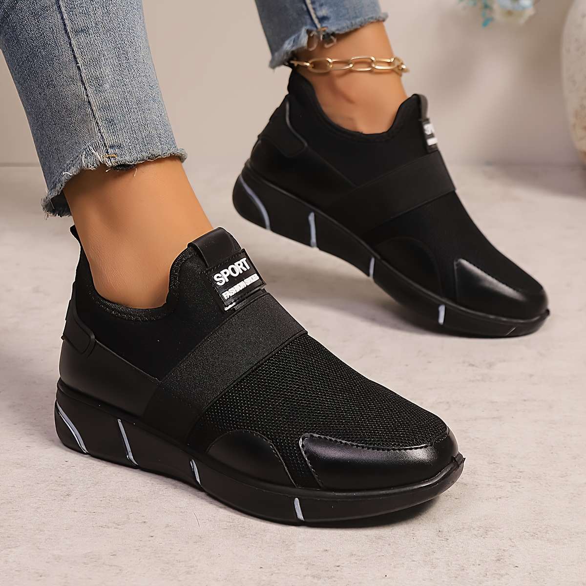 Women S Sneakers Color Black Sizeuk 3