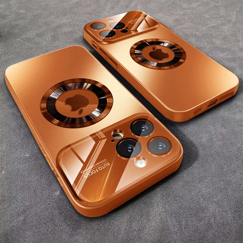Phone Case Golden Compatible Model Iphone 16 Pro Max