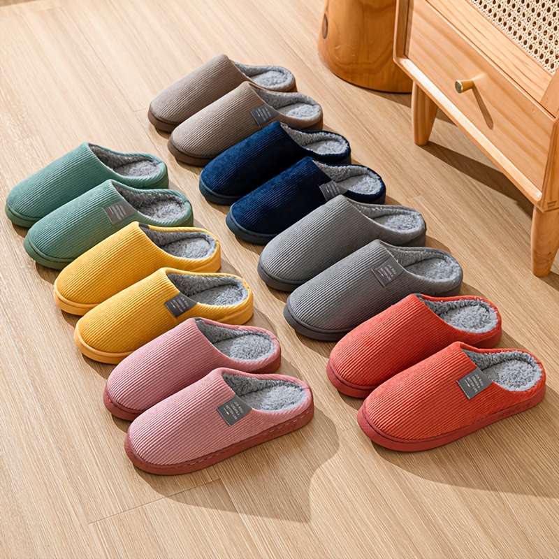 Cotton Slippers Color Grey Sizeuk 6.5-7