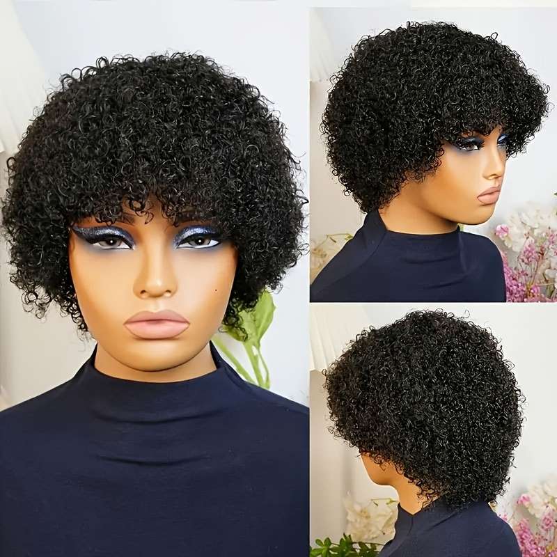 Golden Womens Wigs Hair Length 10.16Cm