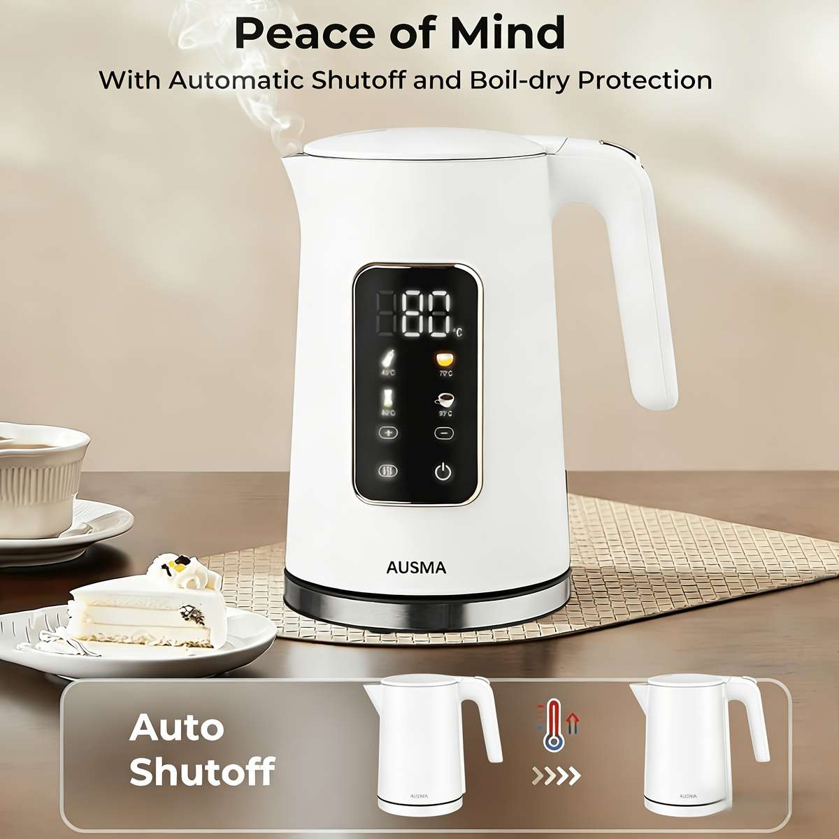 7L Cordless Digital Electric Kettle Precise Temperature