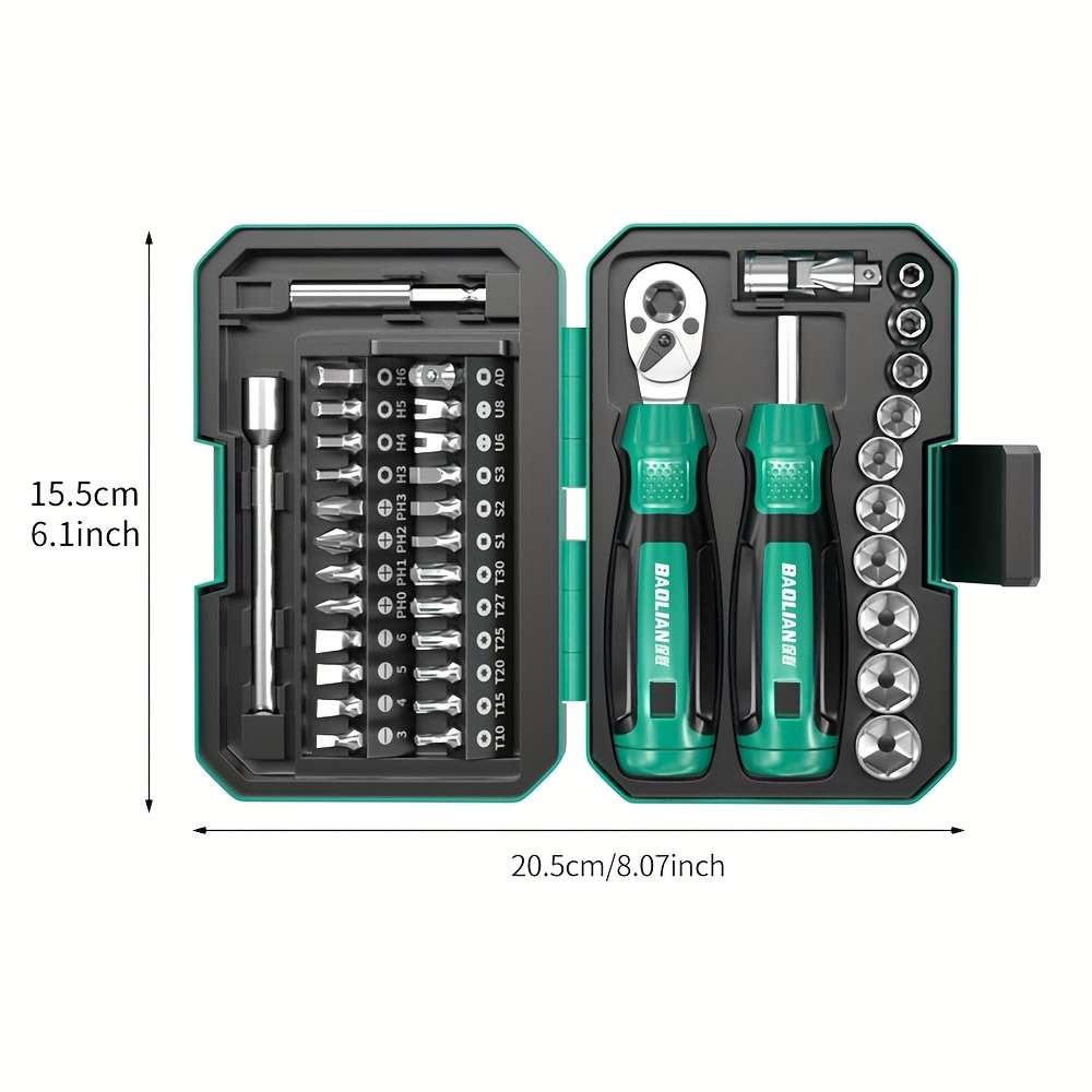 40-in-1 Ratchet Wrench And Multi-Function Screwdriver Set