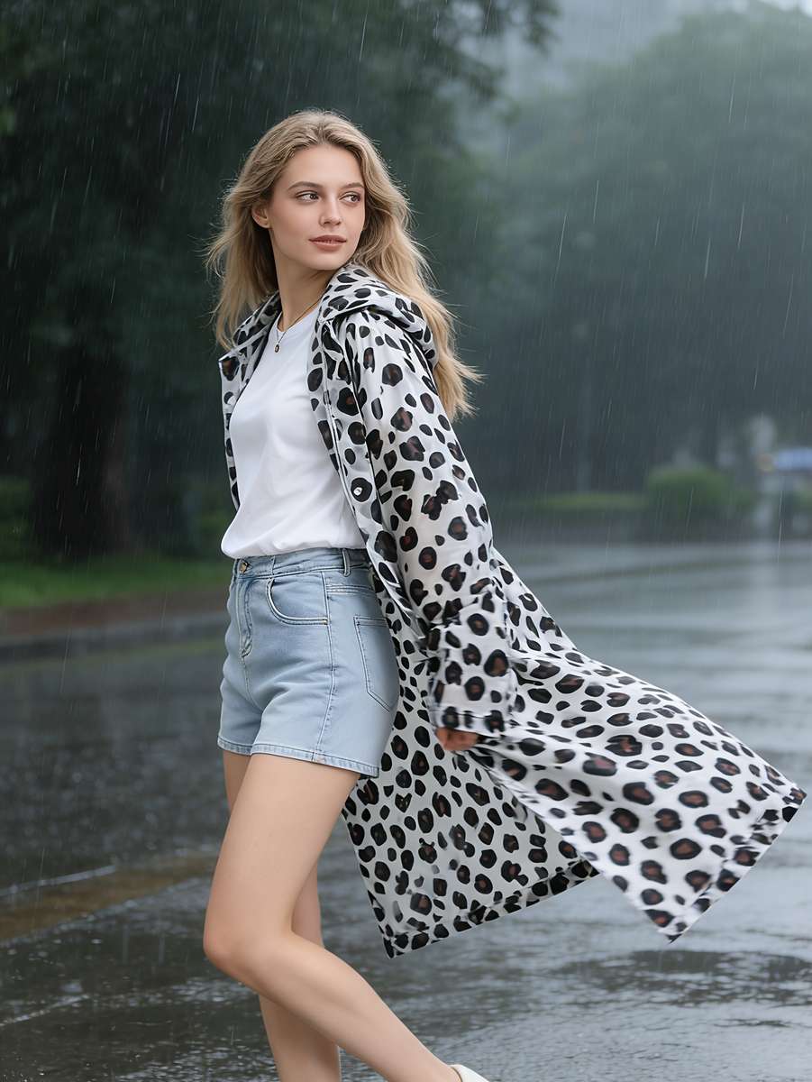 Raincoat Dark Brown Size Asian Onesize