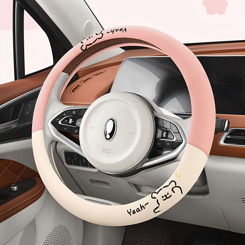 Car Steering Wheel Cover Black