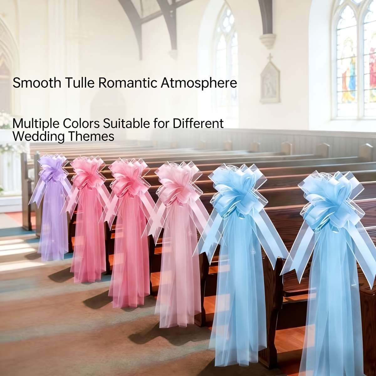 Wedding Supplies Color White Tulle & Latte Art