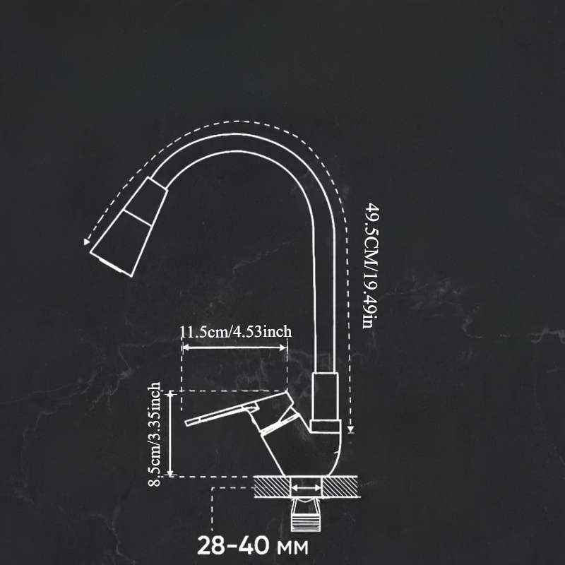 Faucet White Model With 60Cm Hose G1 2
