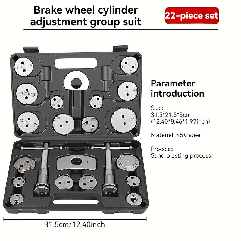 18-Piece Brake Caliper Repositioning And Installation Tool Set