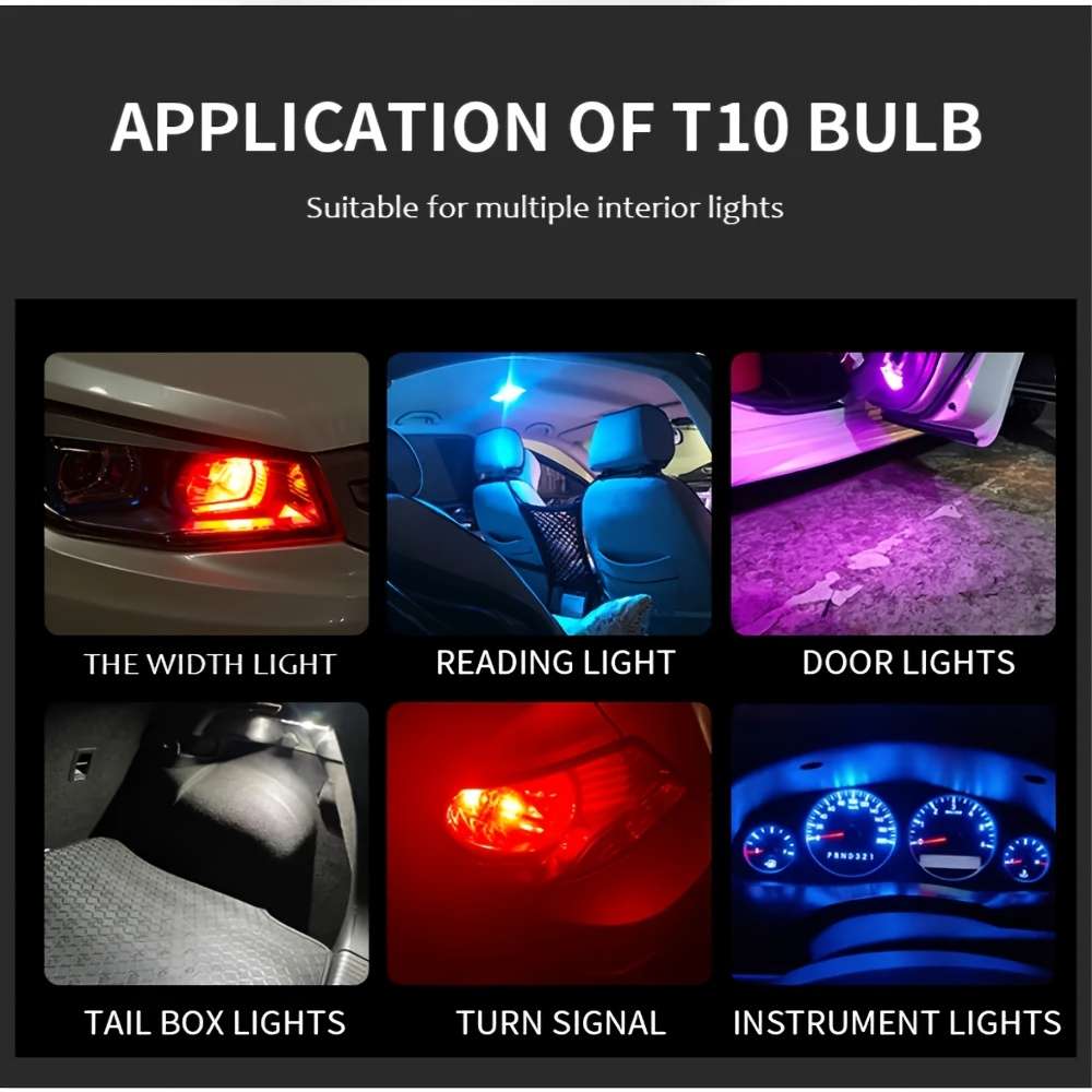 Car Lights Color Red Quantity 6Pcs