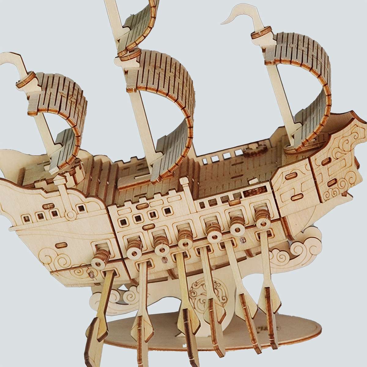 3D Jigsaw Puzzle Model Ship Items  Dragon Boat