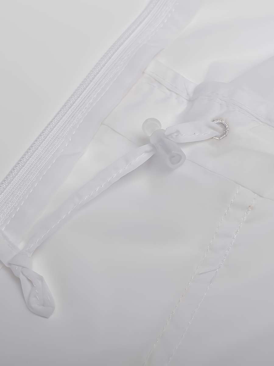 Raincoat White Size Asian S