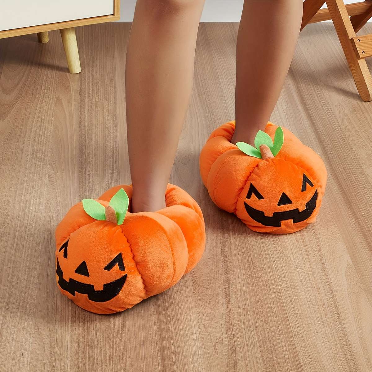 Cotton Slippers Color Orange Red Sizeuk 7