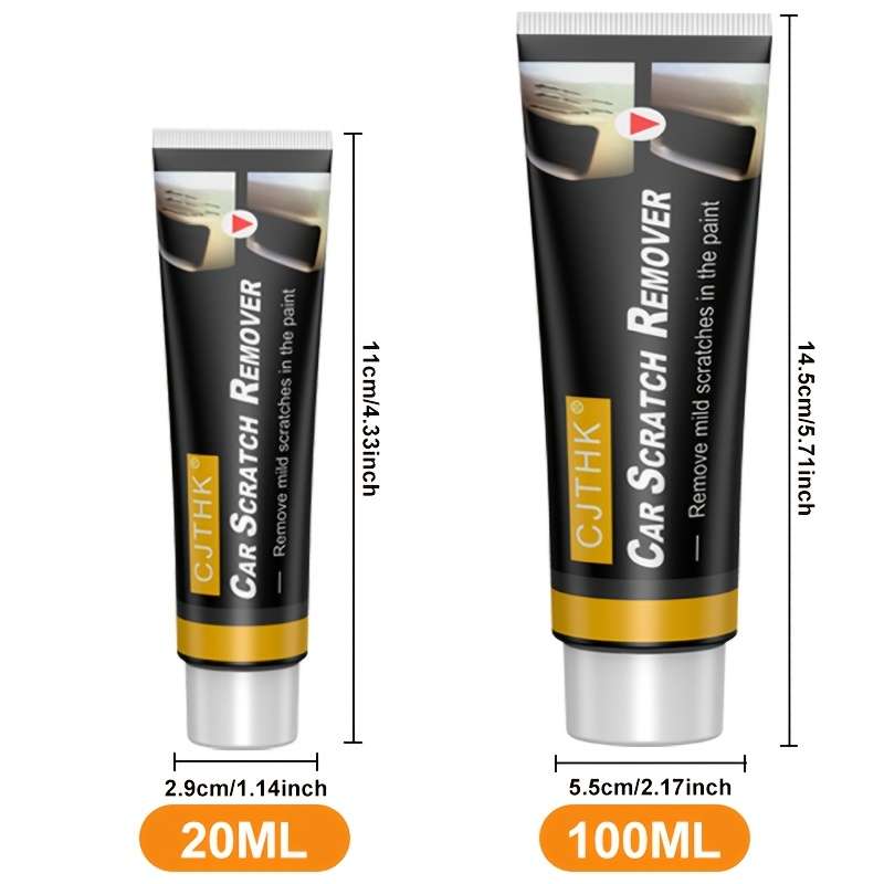 Car Scratch Repair Tool Capacity 100Ml Add Sponge