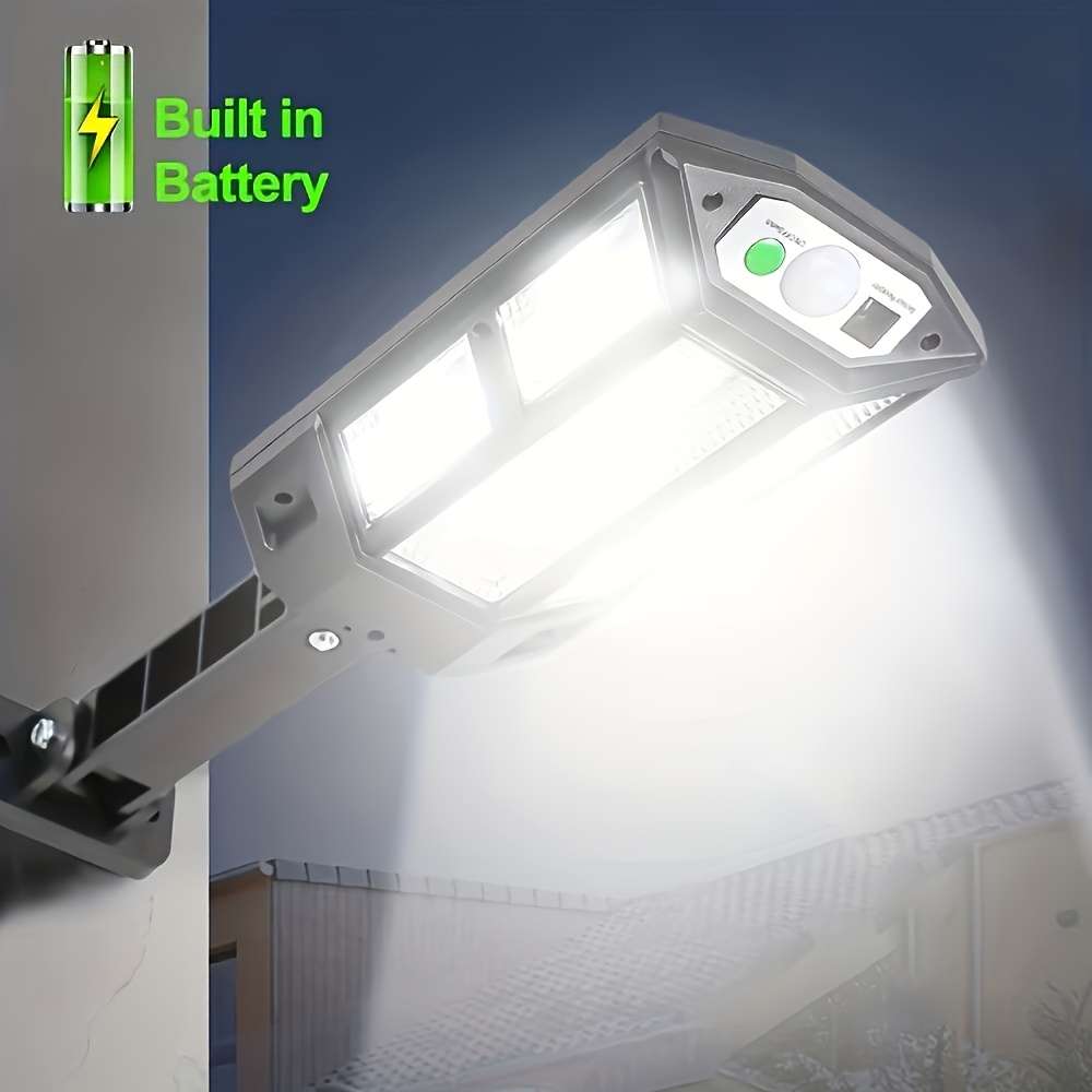 Solar Emergency Lights Color Black