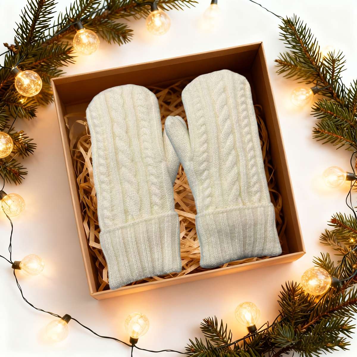 Gloves Color Beige