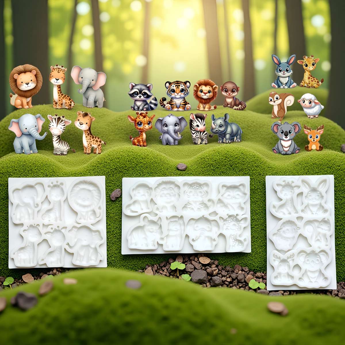 Suitable For Baking Molds Style Grassland Animal 2