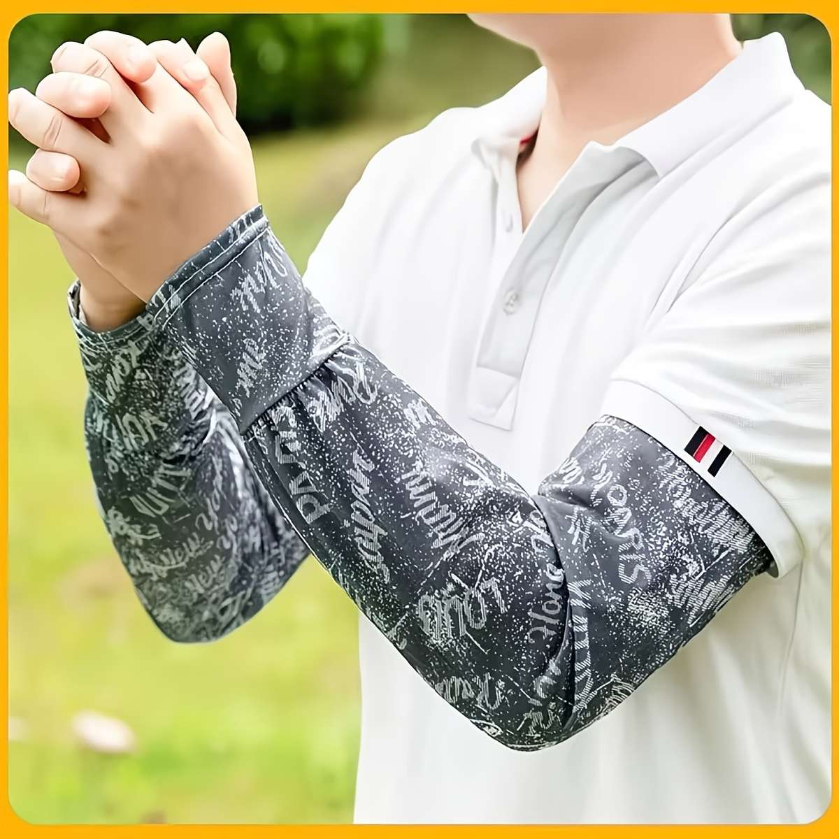 Sunscreen Sleeves Color Blue