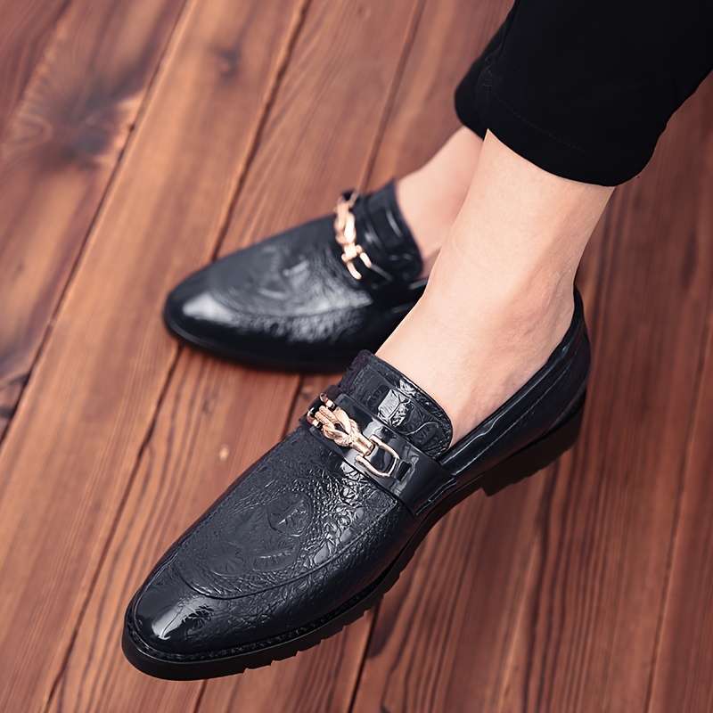 Mens Leather Shoes Color Black Sizeuk 8