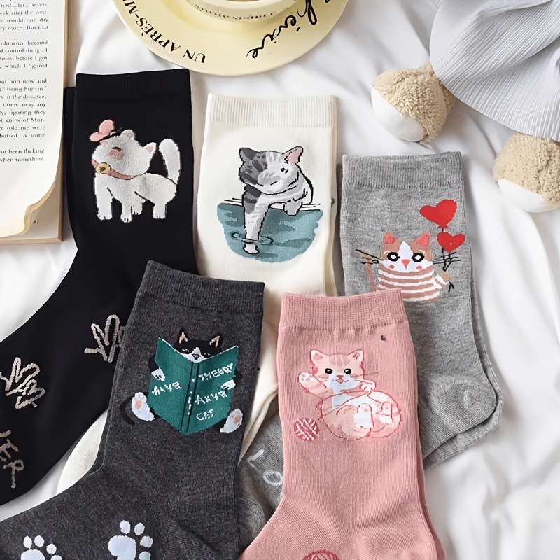 Women S Socks Color 5Pairs Mixed Colors