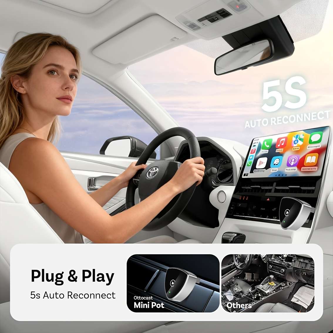 Car Audio  Entertainment System Style New Silvery