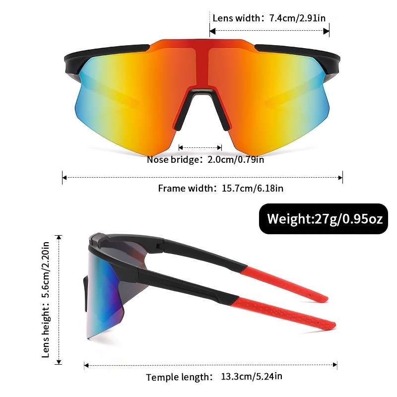 Cycling Glasses C3 Color 2 Pairs